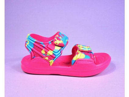 Detské šľapky-sandálky W446 Fuhsia
