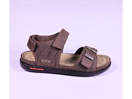 Pánske sandále Mat Star 005 - Brown