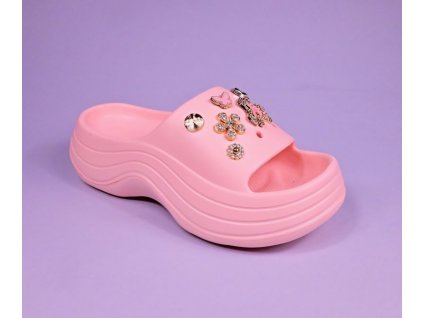 Dámske šľapky Comer POH3 Pink