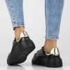 pol pl Skorzane sneakersy Filippo DP7001 25 BK L czarne 31775 7