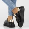 pol pl Skorzane sneakersy Filippo DP7001 25 BK L czarne 31775 6