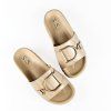 Dámske šľapky Small Swan 618-3 Beige