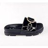 Dámske šľapky Small Swan 618-1 Black