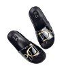 Dámske šľapky Small Swan 618-1 Black