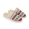 Dámske papuče Natural Style NS071 béžová/hnedá