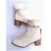 Dámske čižmy Comer HBL64 - beige