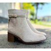 Dámske čižmy Comer HBL64 - beige
