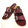 Dámske šľapky GEZER-comfort- bordo