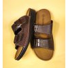 Pánske šľapky GEZER-comfort- Brown