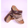 Dámske šľapky Gezer S - Brown