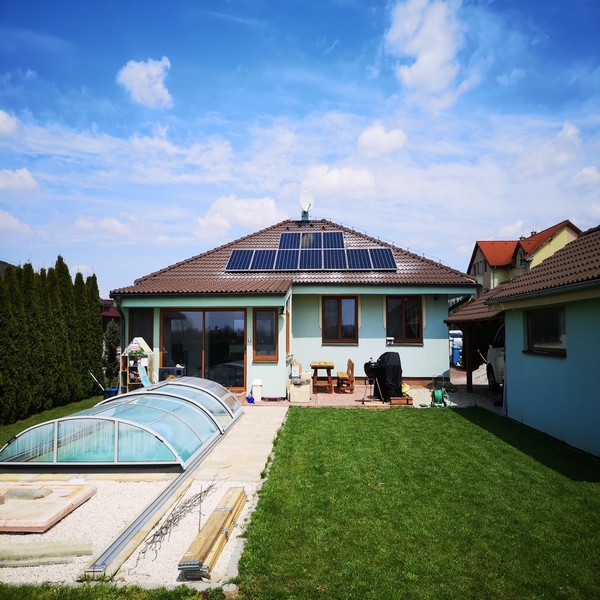 Fotovoltická elektráreň - rodinný dom