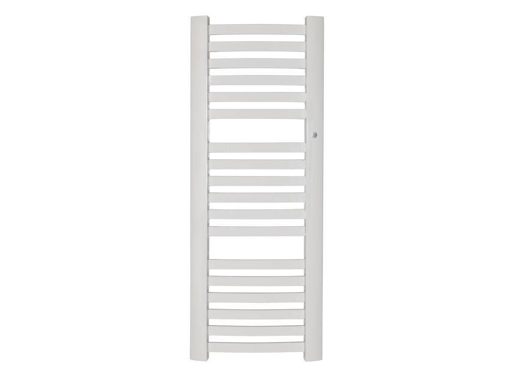 Instalprojekt Kúpeľňový radiátor RETTO Farba - Farba podľa vzorkovníka, Odporúčaná vykurovacia tyč (W) - 300 W, Rozmer A - 45 cm, Rozmer C - 75 cm, Skutočný rozmer radiátora (v mm) - 412 × 708 mm, Typ pripojenia - Stredové 50 mm RADRET4070.SP