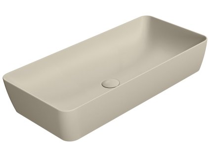 GSI NUBES keramické umývadlo na dosku 80x40cm, creta mat 904008