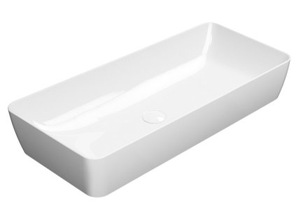 GSI NUBES keramické umývadlo na dosku 80x40cm, biela ExtraGlaze 904011