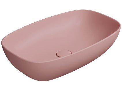GSI NUBES keramické umývadlo na dosku 60x38cm, blush mat 978324