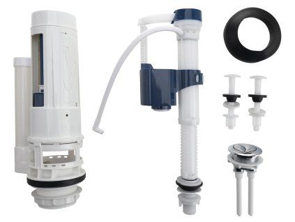 Bruckner Splachovacia súprava s DUAL tlačidlom 49 mm, spodné napúšťanie 1/2", chróm 301.424.0