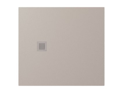 Polysan TRENECA sprchová vanička z liateho mramoru s možnosťou úpravy rozmeru 110x100cm, béžová matná 84312.81