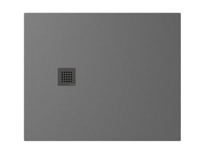 Polysan TRENECA sprchová vanička z liateho mramoru s možnosťou úpravy rozmeru 110x90cm, sivá matná 84314.31