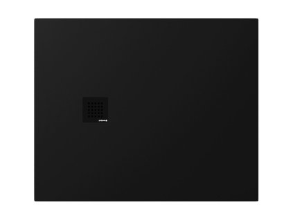 Polysan TRENECA sprchová vanička z liateho mramoru s možnosťou úpravy rozmeru 110x90cm, čierna matná 84314.21