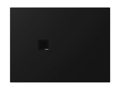 Polysan TRENECA sprchová vanička z liateho mramoru s možnosťou úpravy rozmeru 120x90cm, čierna matná 84307.21