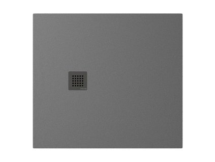 Polysan TRENECA sprchová vanička z liateho mramoru s možnosťou úpravy rozmeru 100x90cm, sivá matná 84306.31