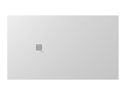 Polysan TRENECA sprchová vanička z liateho mramoru s možnosťou úpravy rozmeru 140x80cm, biela matná 84304.11