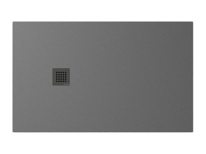 Polysan TRENECA sprchová vanička z liateho mramoru s možnosťou úpravy rozmeru 130x80cm, sivá matná 84303.31