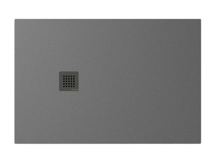 Polysan TRENECA sprchová vanička z liateho mramoru s možnosťou úpravy rozmeru 120x80cm, sivá matná 84302.31