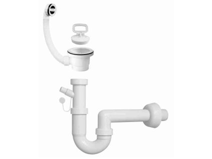 Aqualine Sifón k výlevke PI4550, PI6050 a PI8050 NDPI8050