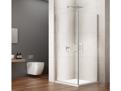 Gelco LORO štvorcová sprchová zástena 900x900 mm, rohový vstup GN4990-01