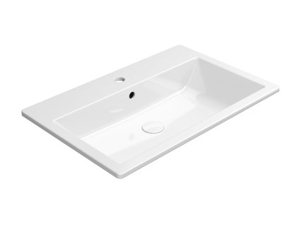 GSI KUBE X keramické umývadlo 70x46cm, zápustné, biela ExtraGlaze 9437111