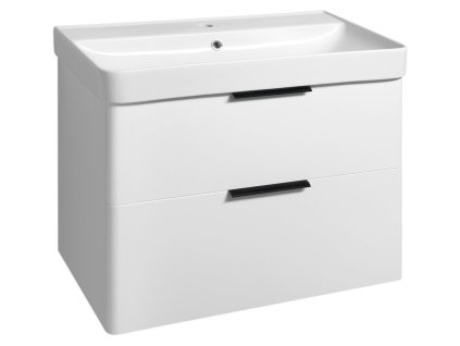 Aqualine DENEB umývadlová skrinka 77,3x55x42,4cm, biela mat DN280