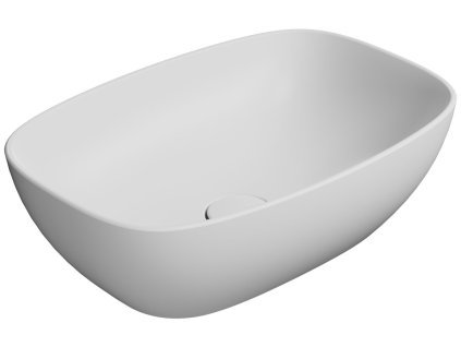 GSI NUBES keramické umývadlo na dosku 50x35cm, biela mat 978409