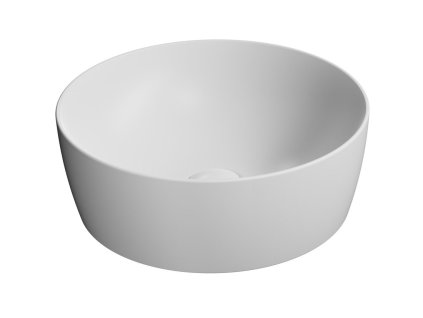 GSI NUBES keramické umývadlo na dosku, priemer 40cm, biela mat 903909