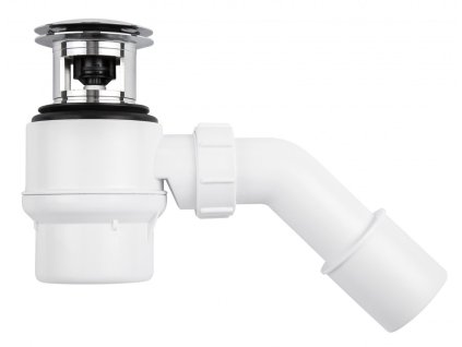 Sapho Sifón pre vane s prepadom, priemer 50mm, DN50, krytka chróm 103700000172