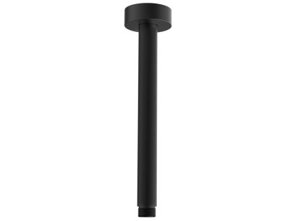 Sapho Stropní sprchové ramienko, guľaté, 200mm, čierna mat 1205-05B