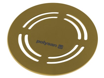 Polysan FLEXIA guľatá krytka sifónu, zlato mat 73218