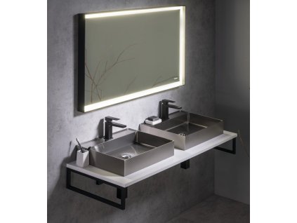 Sapho PLATO doska Rockstone 1800x24x500mm, biela matná PL180-0101