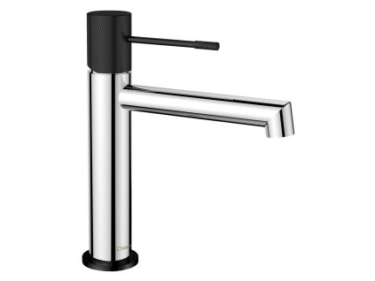 Sapho SOLARIS stojanková umývadlová batéria, chróm/čierna mat WD002CB