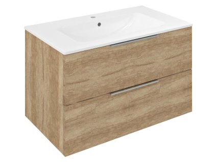 Sapho CIRASA umývadlová skrinka 79,8x52x46cm, dub Alabama CR801-2222