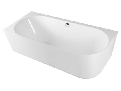 Polysan SUSSI L rohová stojaca vaňa liaty mramor 150x70x49,5cm, biela 93231L