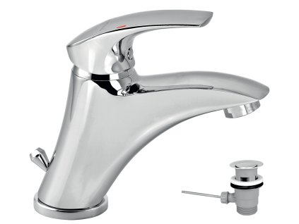 Novaservis Umývadlová batéria s výpusťou Metalia 57 chróm 57002,0