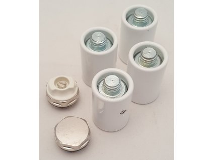 Aqualine Set držiakov radiátora BONDI, biela NDDC40XT