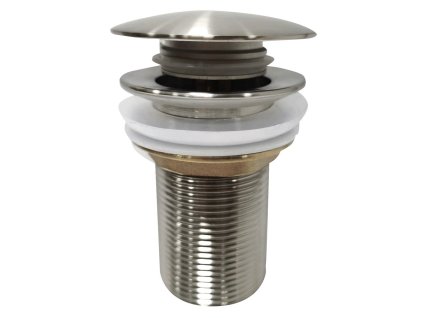 Sapho AURUM umývadlová výpust 5/4", click-clack, nerez mat ND-AU400