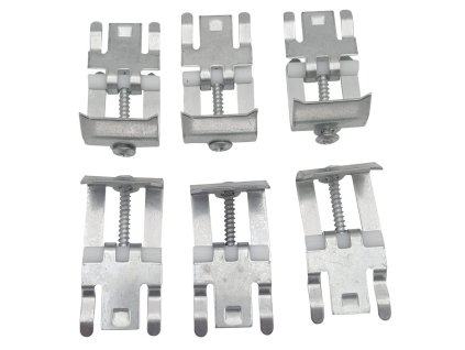 Úchytky pre nerezové drezy Aqualine (bal 6ks) NDAQ410