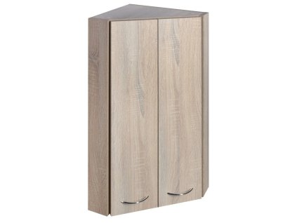 Aqualine ZOJA/KERAMIA FRESH horná skrinka rohová 35x76x35cm, dub platin 50333