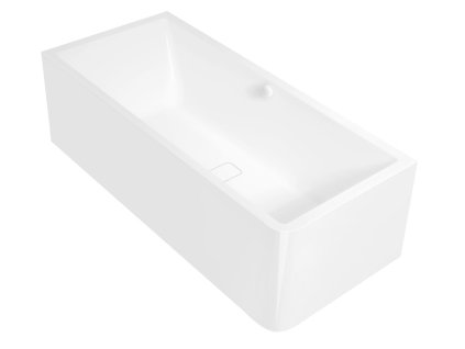 Polysan MARLENE CURVE L MONOLITH Obdĺžniková vaňa 185x85x63cm, biela 71607MCL