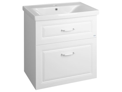 Aqualine FAVOLO umývadlová skrinka 67x72,5x44,6cm, biela mat FV270