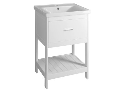 Aqualine ETIDE umývadlová skrinka 51,5x85x44 cm, matná biela ET515