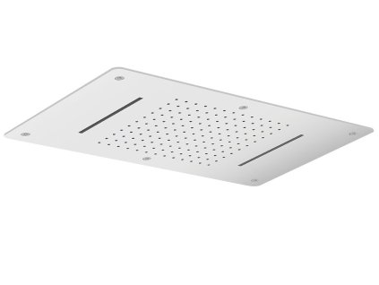 Sapho Stropná sprcha do podhľadu s dvoma kaskádami, 700x380mm, nerez lesk MS343